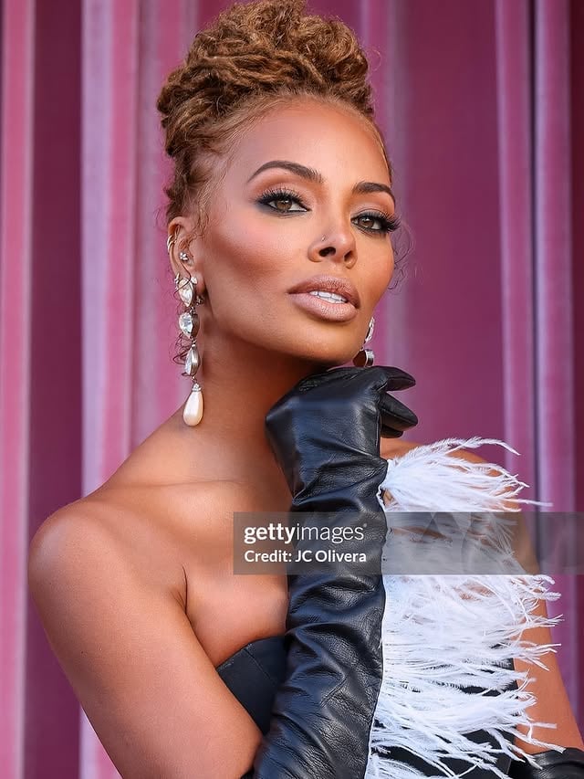 @evamarcille lights up the red carpet at the 6th Annual Hollywood Unlocked Impact Awards at the Beverly Hilton.Serving glamour and effortless sophistication.GLAM: @terrellmullin Wardrobe: @tsmgofashionrental by @evamarcille