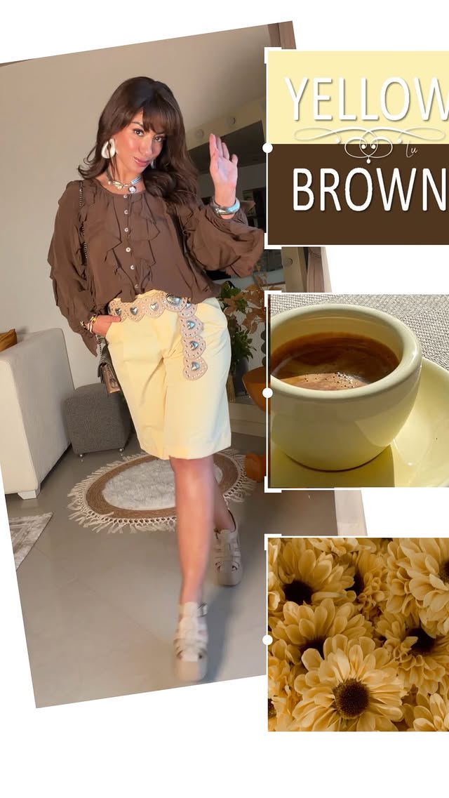 ستايل جديد عليه بس شبهى🤍💛 حبيتوا اول لوك ولا تانى لوك؟ 💛☀️

#shortoutfit
#newstyle
#stylishlooks