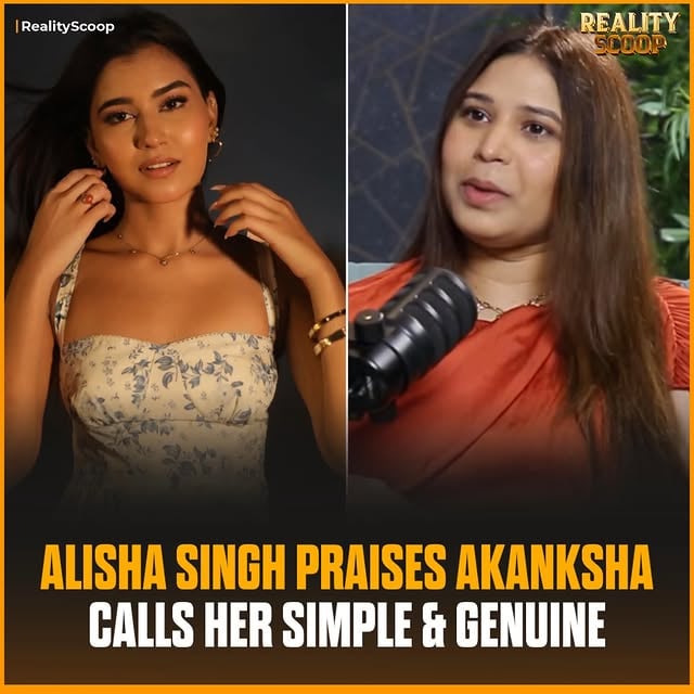 In a recent interview, Alisha Singh shared that she really liked Akanksha from Splitsvilla 💯

She described her as simple, honest, and genuine — something fans have always admired too 

#MTVSplitsvillaX6 #MTVSplitsvilla #MTV #Splitsvilla16 #RealityScoop