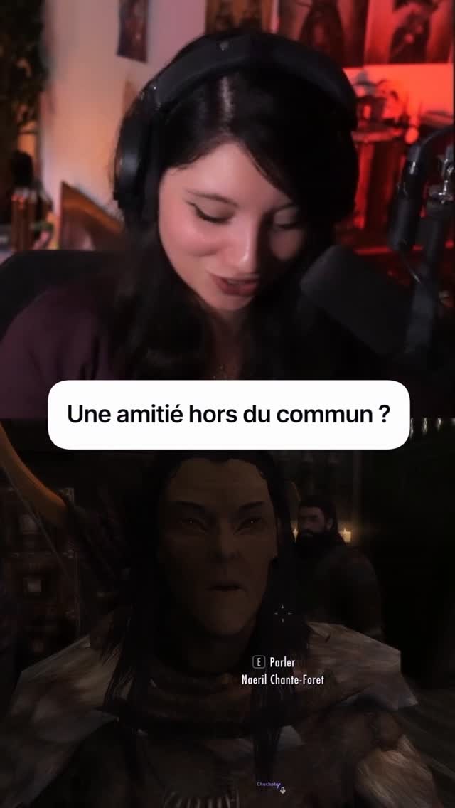 Une amitié hors du commun ✨️ #skyrimrp by @_pressea