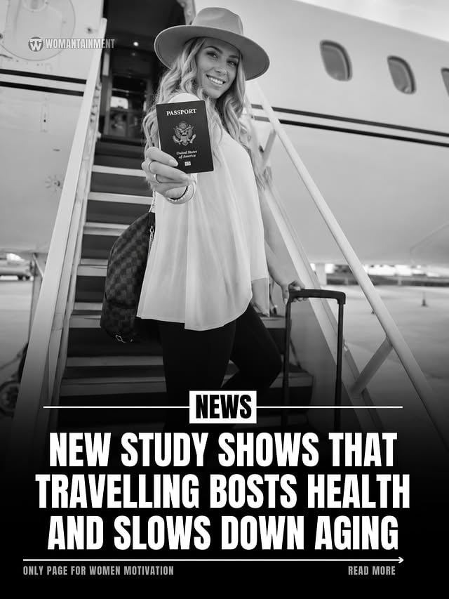Maybe that trip you’ve been dreaming about isn’t just good for your soul...It might be good for your health too. ✈️Researchers suggest that travel can help reduce stress, increase physical activity, stimulate the brain, and expose people to new experiences that support overall wellbeing.Travel often encourages people to:🌎 walk more🌎 explore new places🌎 meet new people🌎 break unhealthy routines🌎 experience positive emotionsAnd all of those things have been linked to better physical and mental health.The best part?You don’t have to travel across the world.Sometimes a weekend getaway, a road trip, or exploring a new city can have similar benefits.Life becomes bigger when you leave your comfort zone.And your best memories are rarely made sitting in the same place.What’s the next destination on your bucket list? ✈️Follow @womantainment for more travel, psychology, and lifestyle content.#TravelMore #HealthyLifestyle #TravelLife #MentalWellbeing #AdventureAwaits📚 Source:Edelsbrunner, P. A., & colleagues (2024). Research presented at the American Psychological Association suggesting that travel and positive lifestyle changes associated with travel may contribute to improved wellbeing and healthier aging markers.Additional supporting research:Global Commission on Aging and Transamerica Center for Retirement Studies, „The Travel Effect“ report, which found links between travel, reduced stress, and improved health outcomes by @womantainment