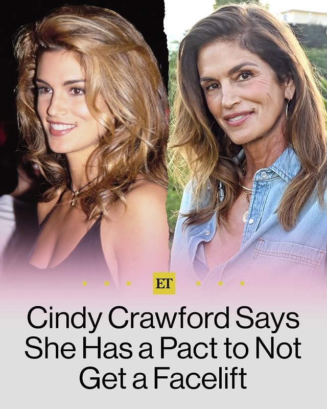 Even CINDY CRAWFORD has felt the temptation to get a facelift. But there's a reason she hasn't.⁠
⁠
"I have kind of a pact with a friend of mine who's a makeup artist," the supermodel revealed on Gloss Angeles. "We're like 'We're not doing it, right?'"⁠
⁠
At 60, Cindy says she's tried "lasers and PRP and that kind of stuff," but has no intention of going under the knife. And that's partially because of her husband, Rande Garber.⁠
⁠
"I feel lucky that my husband is very, very against it. Because he's like, 'You look beautiful. Why?!'" she explained "He doesn't even like makeup. He prefers me to wear no makeup. I'll be like, 'But she looks so good,' and then I'm like, 'Okay wait, remind myself.'"⁠
⁠
(📸/🎥: Getty Images, Cindy Crawford, Gloss Angeles)