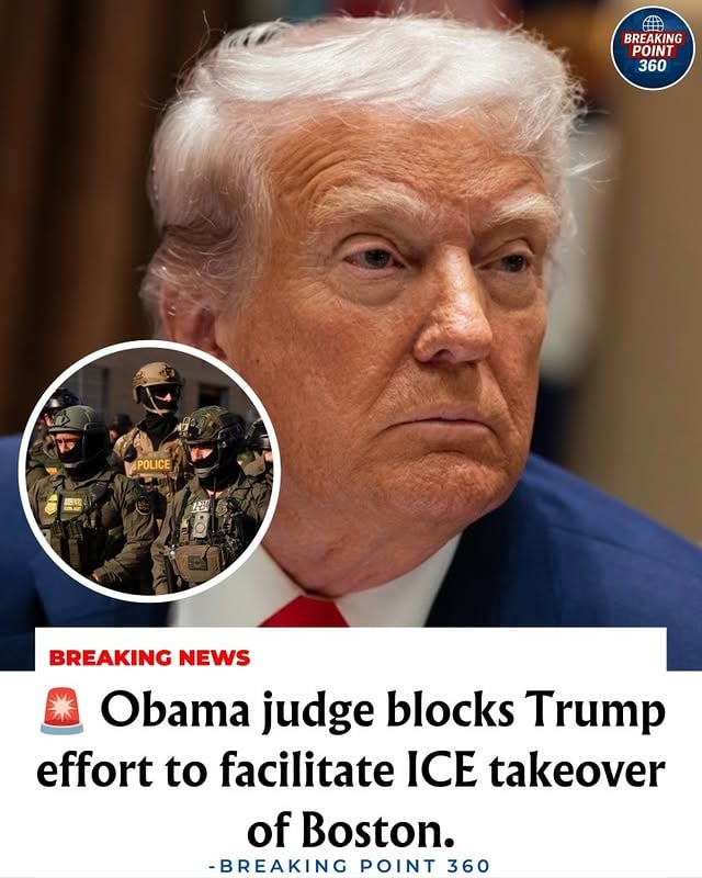 A major federal ruling just BLOCKED the Trump administration's lawsuit against Boston! An Obama-appointed judge ruled against forcing local police to act as ICE agents, defending the city's Sanctuary laws. This decision heavily impacts global HUMAN RIGHTS and community safety! #BreakingPoint360 #ImmigrationNews #USPolitics by @breakingpoint.360