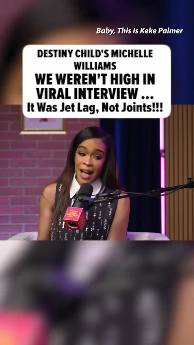 This is hysterical. I remember this interview. I was in the green room listening and thinking oh my God the girls are so exhausted they are having I one of those crazy conversations like they have late at night exhausted and  we would all eat together ! We had been working eight days in a row without a day off and had just flown in from Europe. I can assure you that they were not on drugs they were on adrenaline.. but this is a typical kind of crazy conversation that they would have in real life when it was just them. The world got to see one of those private conversations. They were probably 19 and 20 at the time.. 😂😂😂❤️❤️ @michellewilliams  you look gorgeous and so do you @keke ❤️❤️❤️i love you both❤️❤️