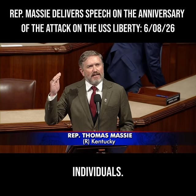 59 years ago today, Israel attacked the USS Liberty in international waters. 34 crew members were killed and 174 were wounded by the IDF.

Today, I spoke on the House floor to honor the fallen and to recognize the survivors who were present in the gallery.