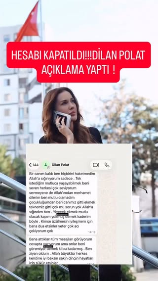 Dilan Polat’ın milyonlarca takipçiye sahip Instagram hesabı Türkiye’den erişime kapatıldı. Kararın ardından gözler Dilan Polat’a çevrilirken, ünlü fenomen sessizliğini bozdu ve konuyla ilgili ilk açıklamasını yaptı.

Sosyal medyada büyük yankı uyandıran gelişme kısa sürede gündem olurken, takipçileri de yaşananlara ilişkin görüşlerini paylaşmaya devam ediyor. Dilan Polat cephesinden gelecek yeni açıklamalar merakla bekleniyor.👉 En güncel magazin haberleri için bizi takip etmeyi unutmayın.  Videoyu izinsiz almayın !!! İzin alıp kaynak belirtin !#dilanpolat
#enginpolat
#magazingündemi
#sosyalmedya
#sondakika