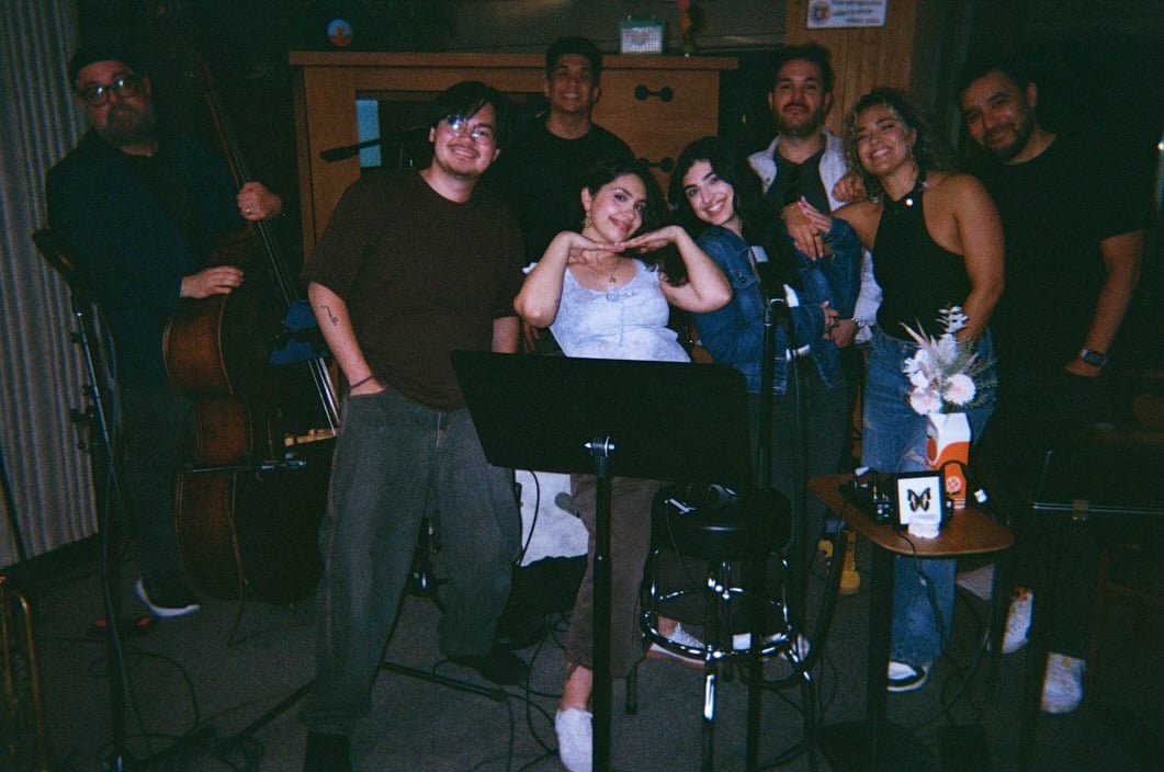 well tiny desk said no to me a couple times so I exercised free will and built my own! ‘giant desk’ out June 10th. 6 songs live from an office with these cool cats.