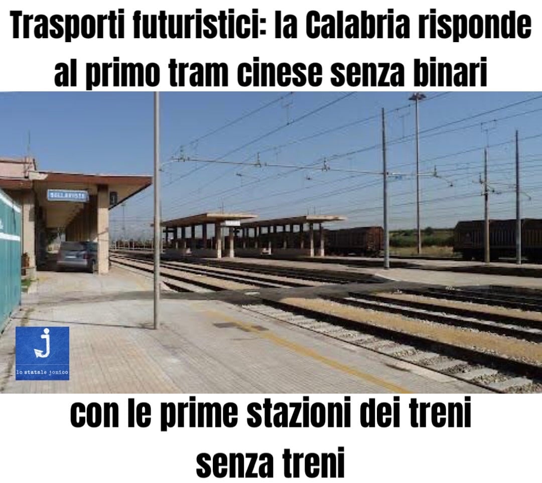 Siamo avanti!••#calabria #calabresi #treno #satira #lostatalejonico by @lostatalejonico
