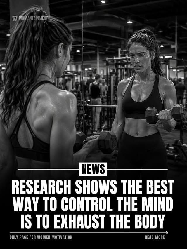 Ever notice how your mind feels different after a hard workout?The overthinking slows down.The anxiety gets quieter.The stress doesn’t feel as heavy.That’s because physical exercise doesn’t just strengthen the body.It affects the brain too.Research shows that exercise can:🏃 reduce stress hormones🏃 improve mood🏃 increase mental clarity🏃 reduce anxiety🏃 help regulate emotionsSometimes the mind isn’t asking for more thinking.It’s asking for movement.A walk.A workout.A run.A bike ride.Because when the body gets to work...The mind often gets a chance to rest.You don’t have to outrun your problems.But you might be surprised how much clearer they look after a workout.Follow @womantainment for more psychology, mindset, and self-improvement content.#MentalHealth #PsychologyFacts #FitnessMotivation #MindsetShift #SelfImprovement📚 Source:Research published by the American Psychological Association and the Mayo Clinic has found that regular physical activity can reduce stress, improve mood, decrease anxiety, and support overall mental wellbeing. by @womantainment