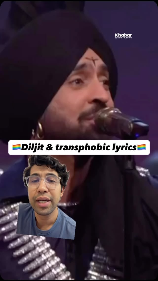 Diljit Dosanjh’s latest song *Aroma* is facing backlash after listeners and LGBTQ+ activists flagged a lyric they say uses a transgender slur. What started as a song release has now turned into a larger debate on masculinity, language and accountability in mainstream music. 🎤🏳️‍🌈