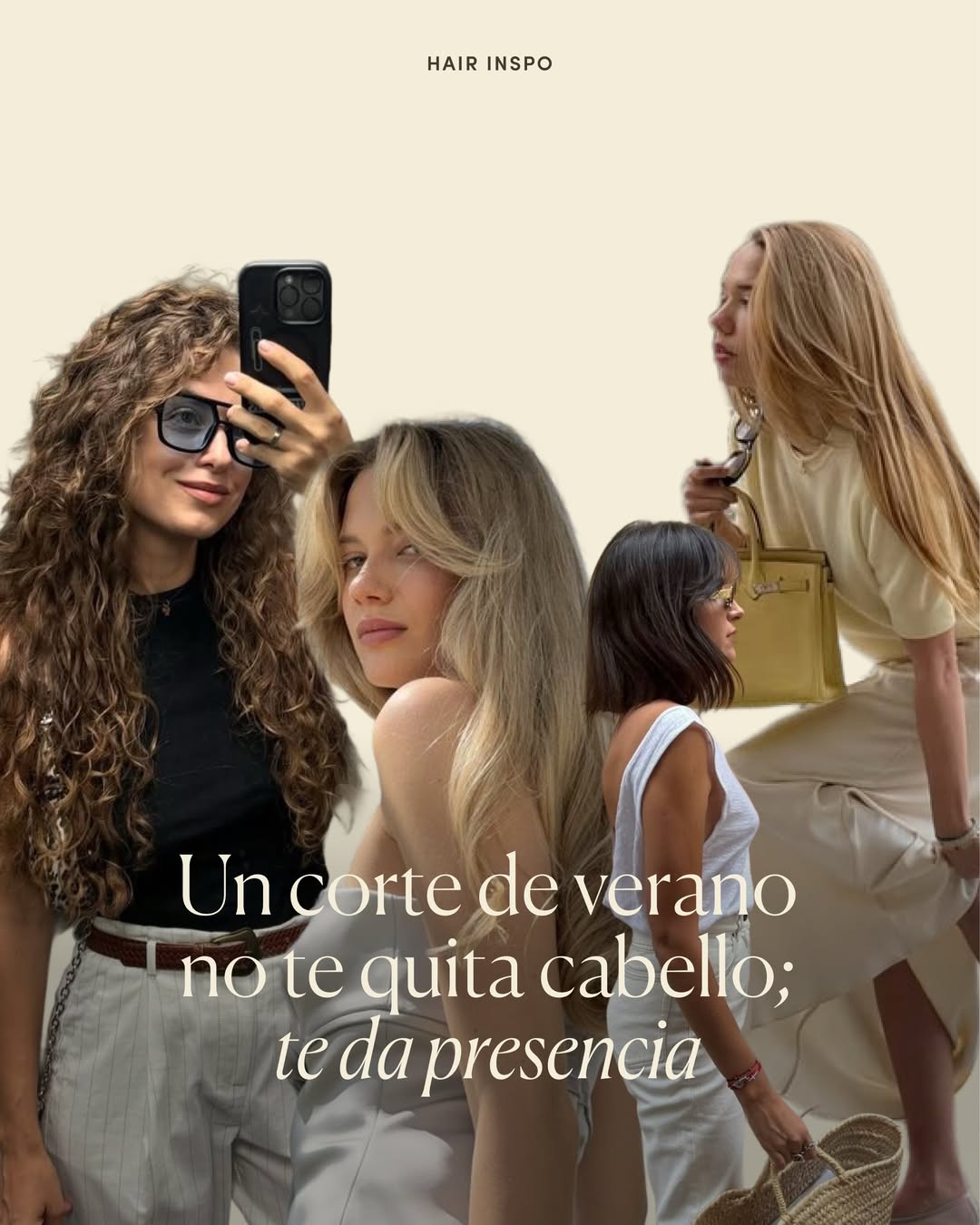 Hay algo que cambia cuando la melena encuentra su forma correcta. No es menos. Es más ligera, más viva, más tú.Este verano los cortes que más se están pidiendo en salón no buscan un cambio radical ⚡️. Buscan precisión. Una capa en el lugar exacto. Un largo que caiga bien bajo el sol. Una silueta que no necesite explicación.La versión de ti que imaginaste este verano empieza en el salón 💌 by @hairbysergio