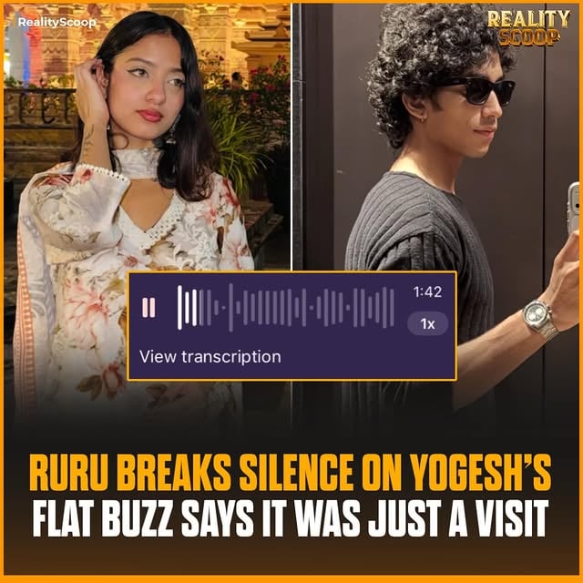 Clearing the air 🔥

Ruru finally reacted to the ongoing speculation and revealed that she visited the flat because her manager and his girlfriend have shifted there 🏠

She also mentioned that she never expected this to create such a huge buzz online 

#MTVSplitsvillaX6 #MTVSplitsvilla #MTV #Splitsvilla16 #RealityScoop